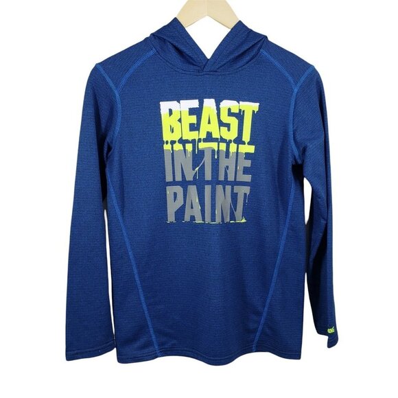 Spadling Tshirt Hoodie Long Sleeve Beast in the Paint Size‎ L (14/16) Blue - Picture 1 of 4